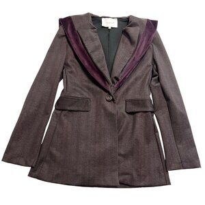 IQ Collection Blazer Jacket in Purple